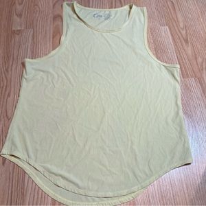 Zyia Active yellow rib tank‎ XL